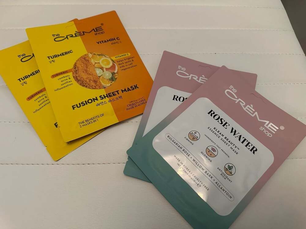 The Crème Shop Face Sheet Masks Set of 4